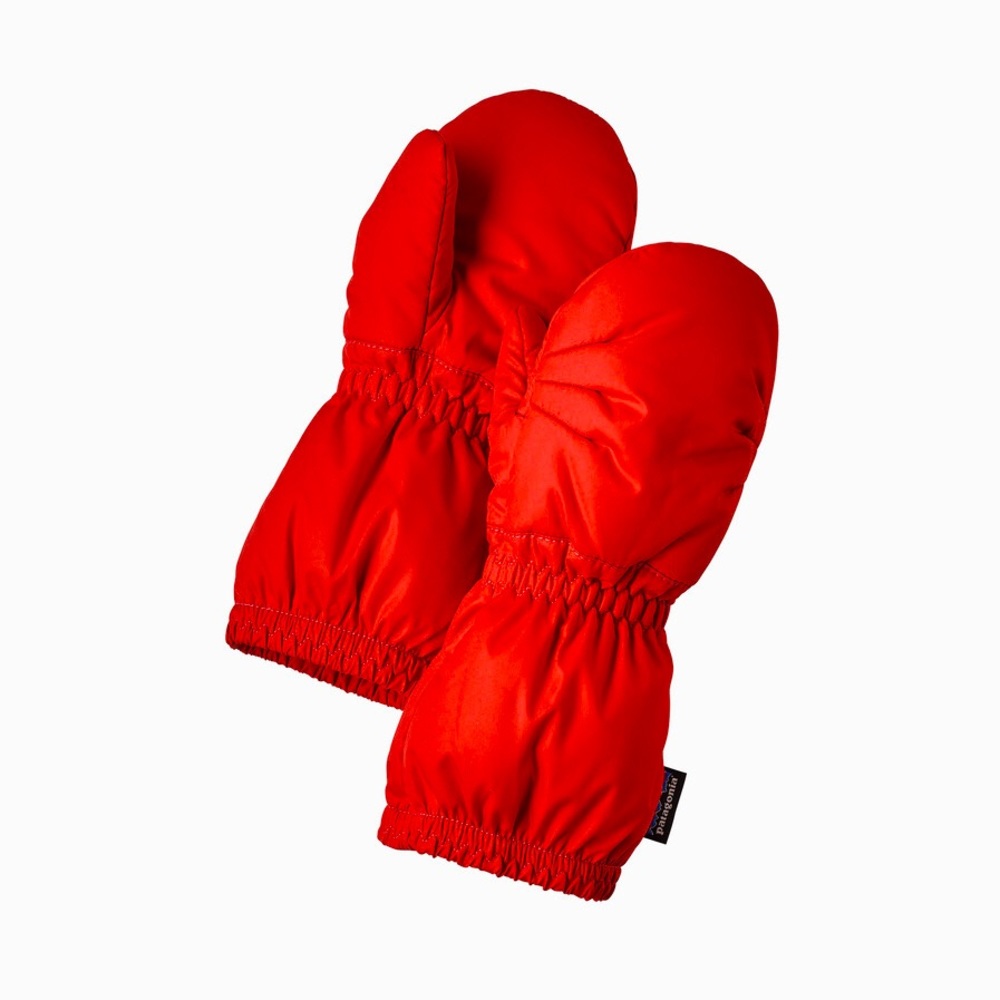 PATAGONIA Red Baby Puff Mitt Gloves NWOT
